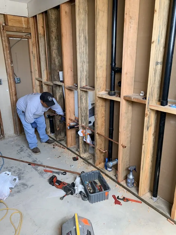Commercial rough-in plumbing for Gas Line Repair in Leawood